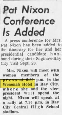 Wenonah Hotel - Sep 12 1960 Article